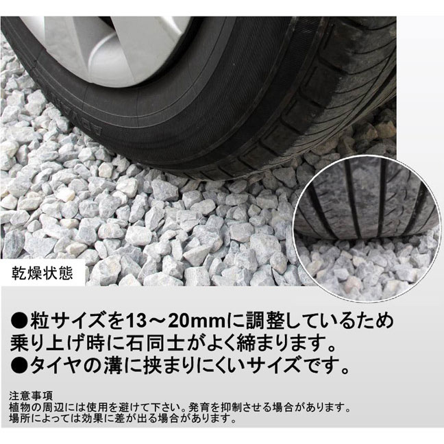 売れ筋ランキングも 駐車場のジャリ TSZ2 約30kg(約18リットル)【粒目:約1.3〜2.0cm その他
