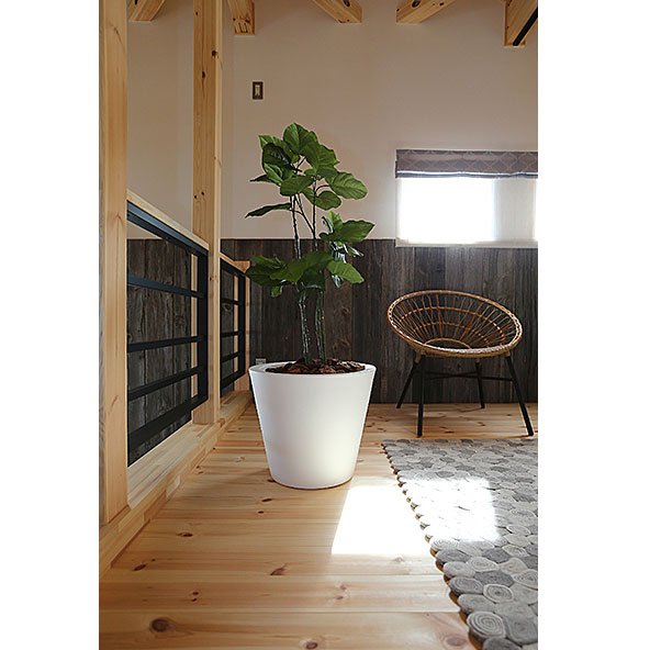ボンドム コノ・シングル80 VN-40680 直径80cm×高さ69cm 輸入プランター おしゃれ 輸入 屋外 屋内 室内 松尾貿易の画像
