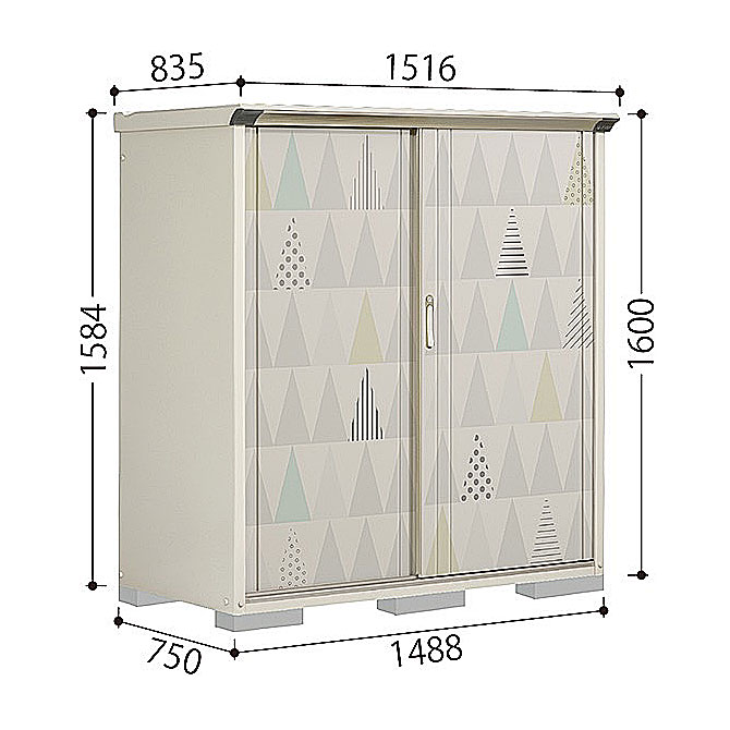 タクボ ぺインタ 小型物置 P-157B 幅148.8×奥行75×高さ160cm 1.12平米