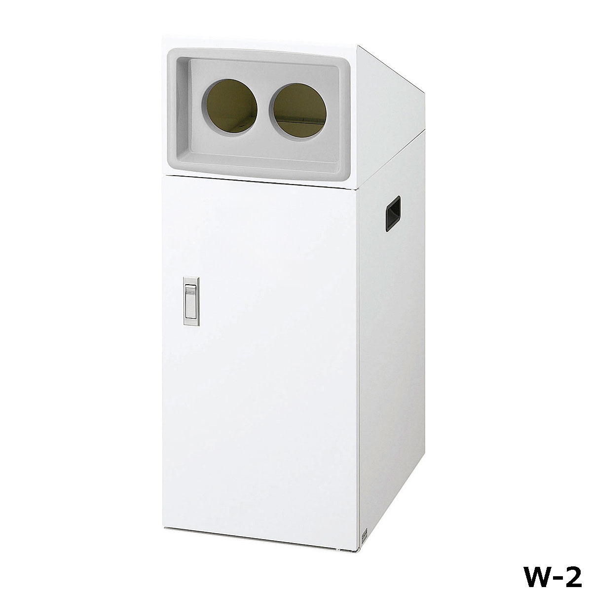 リサイクルボックスNTO-50 W-2 W34×D49×H87cm 容量約50L YW-518L-ID アジャスター付き 分別シール付き 業務用分別ゴミ箱 山崎産業