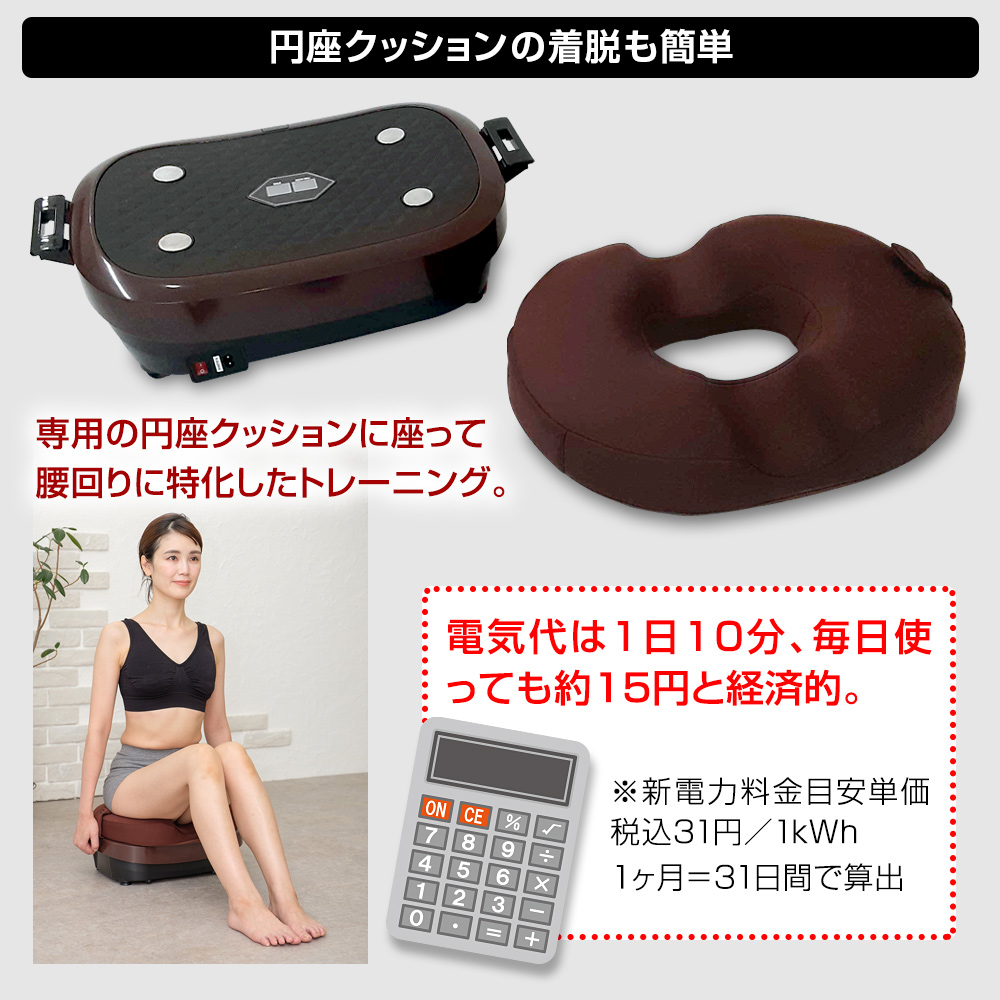 【単品12個セット】 EMSリラックスループ 富士(代引不可)【送料無料】 正規品】ブルブル振動マシン ライフフィット 2Wayトレーナー スマート