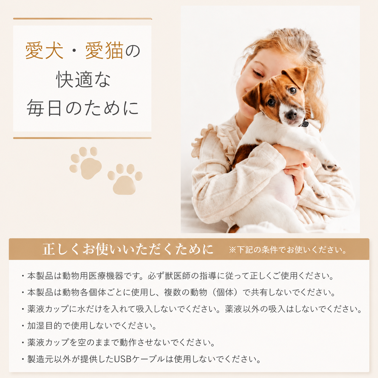 メッシュ式ネブライザー 動物用 医療用吸入器 ペット 犬 猫 咳 鼻水