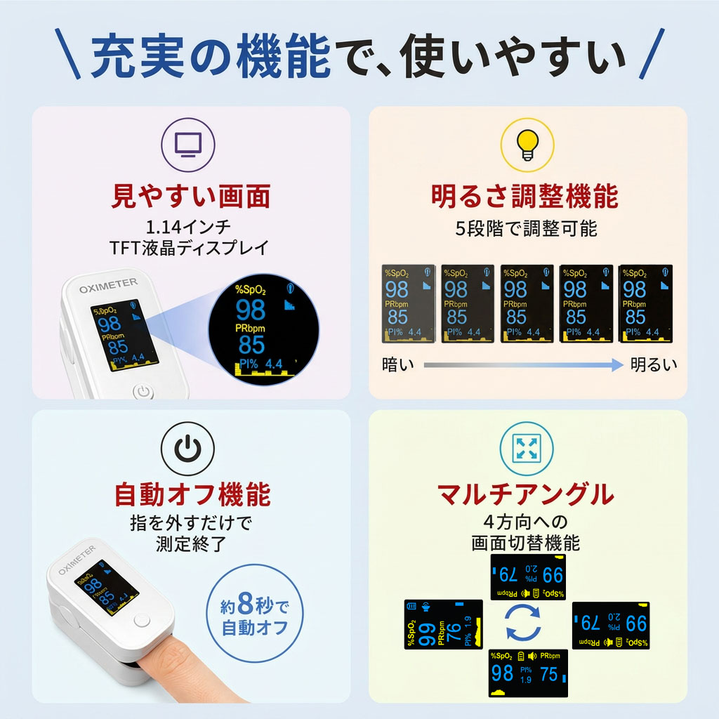 パルスオキシメーター NOZOMI SO-102 血中酸素濃度計 医療機器認証