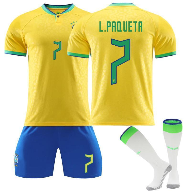 ブラジル代表 2020 ユニフォーム ホーム 半袖 レプリカ #20.フィルミーノ