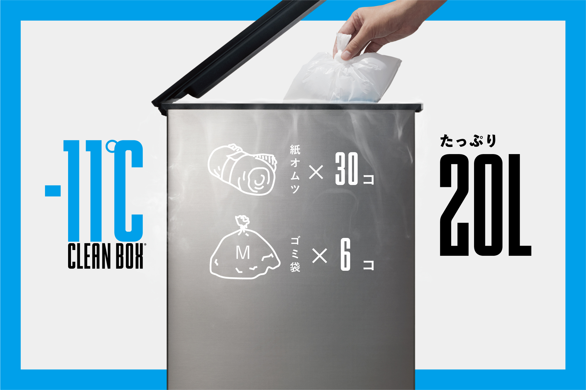 11℃ CLEAN BOX クリーンボックス 20L : cleanbox : アイシンヘルスケア