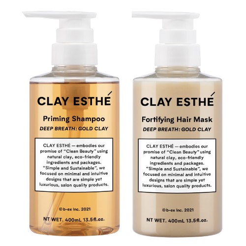 CLAY ESTHE クレイエステ シャンプー400ml ＆ マスク 400ml