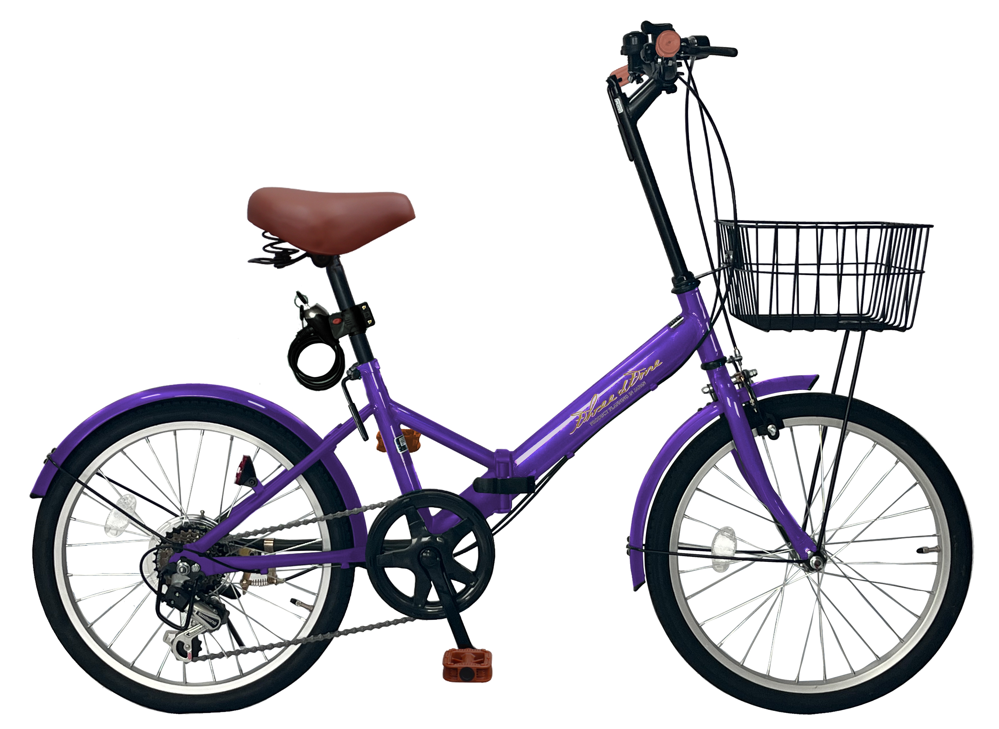 アイジュサイクル 折りたたみ自転車 20インチ シマノ製 6段ギア