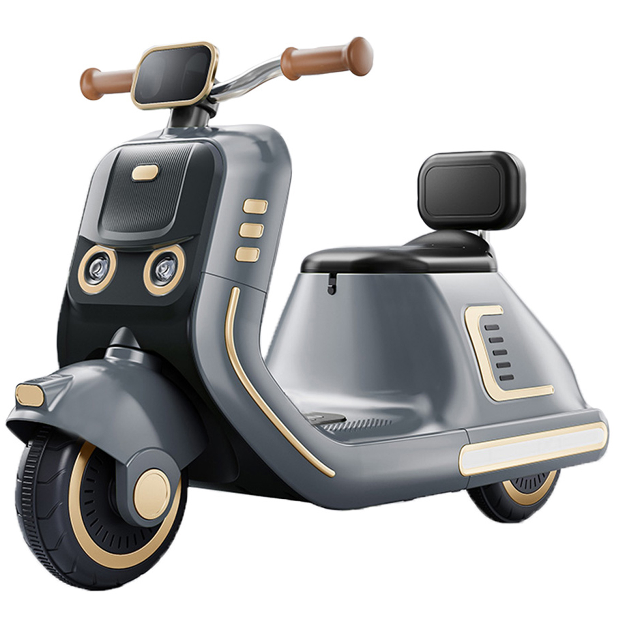 AIJYU TOYS 電動乗用玩具 ファンシースクーター 子供用電動