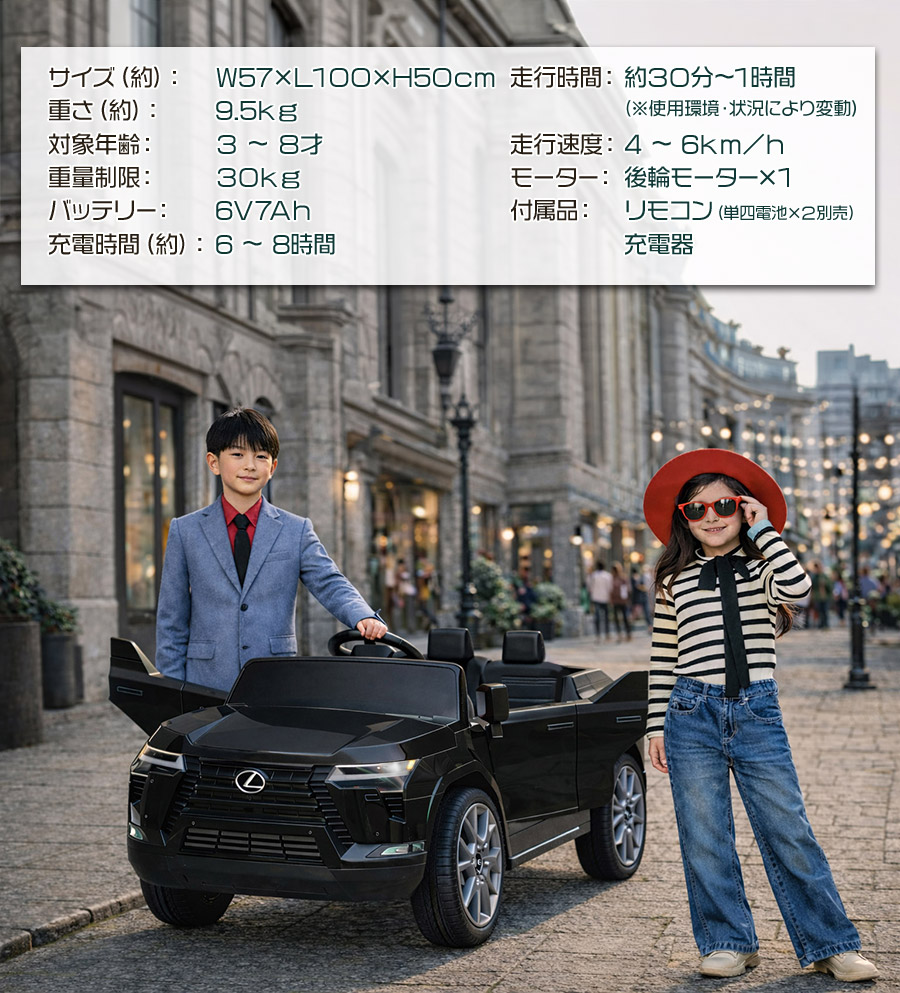 AIJYU TOYS（アイジュトイズ） 新商品 乗用玩具 電動 乗用ラジコン 1人