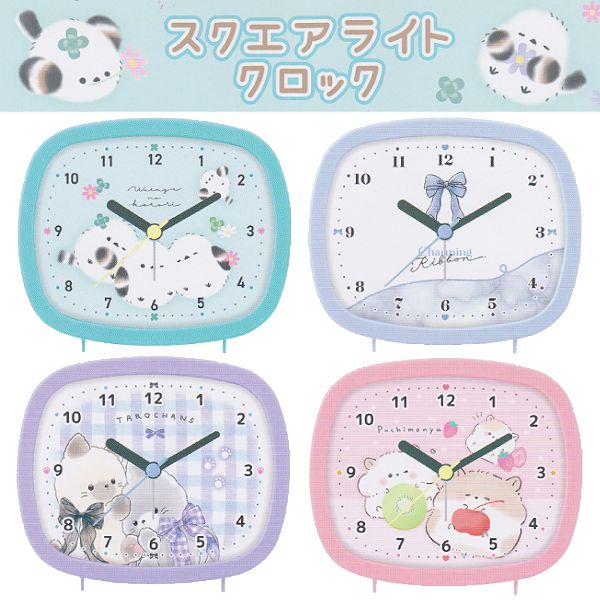 CRUX（クラックス） ぷちもにゅ キャラクター/スクエアライトクロック