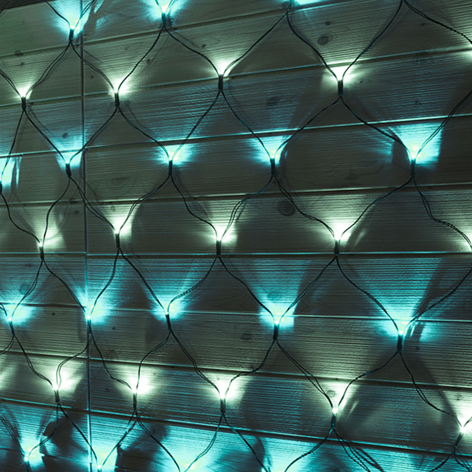 ネットライト ソーラーイルミネーション LED ネットタイプ 104球 点灯8