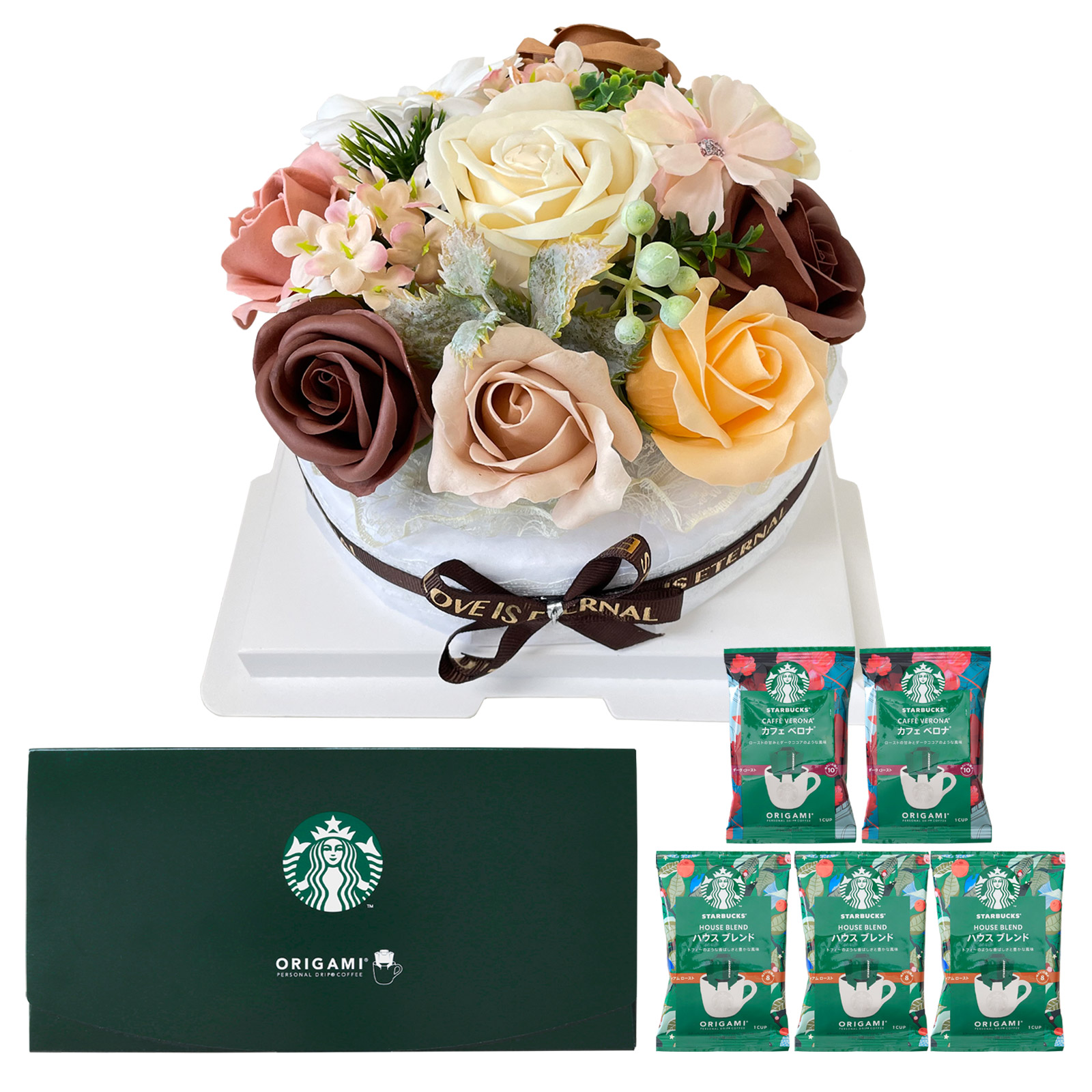 お中元 お供え 誕生日 プレゼント スタバ スターバックス ドリップ コーヒー ソープフラワー ギフト ソープフラワーギフト 花 ケーキ 結婚祝い 退職祝い 記念日 |  | 04