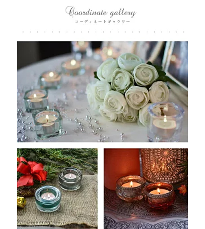 ティーライトキャンドル 燃焼 約6時間 6h 100個 ウェディング 結婚式