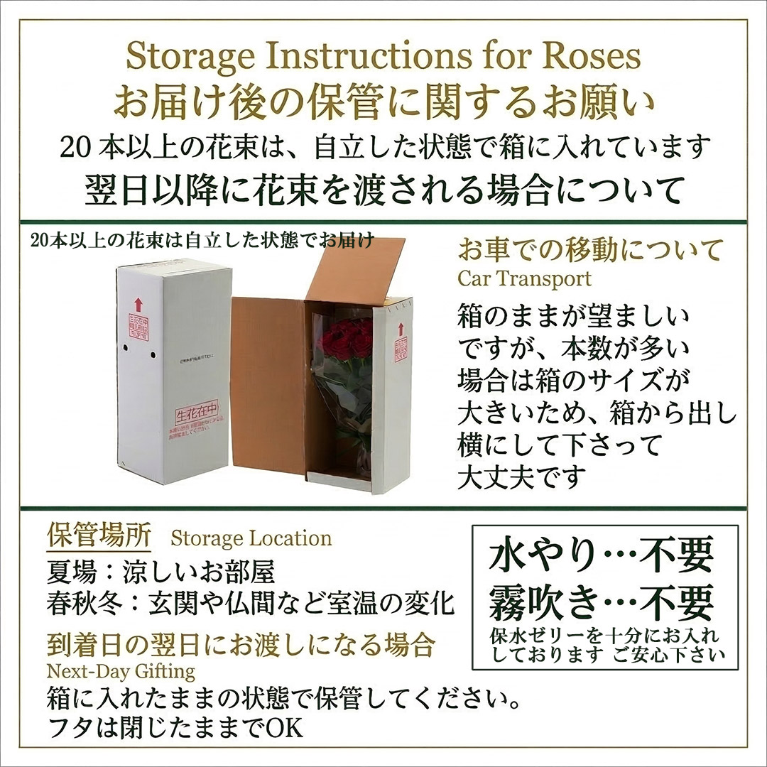 保管のお願い