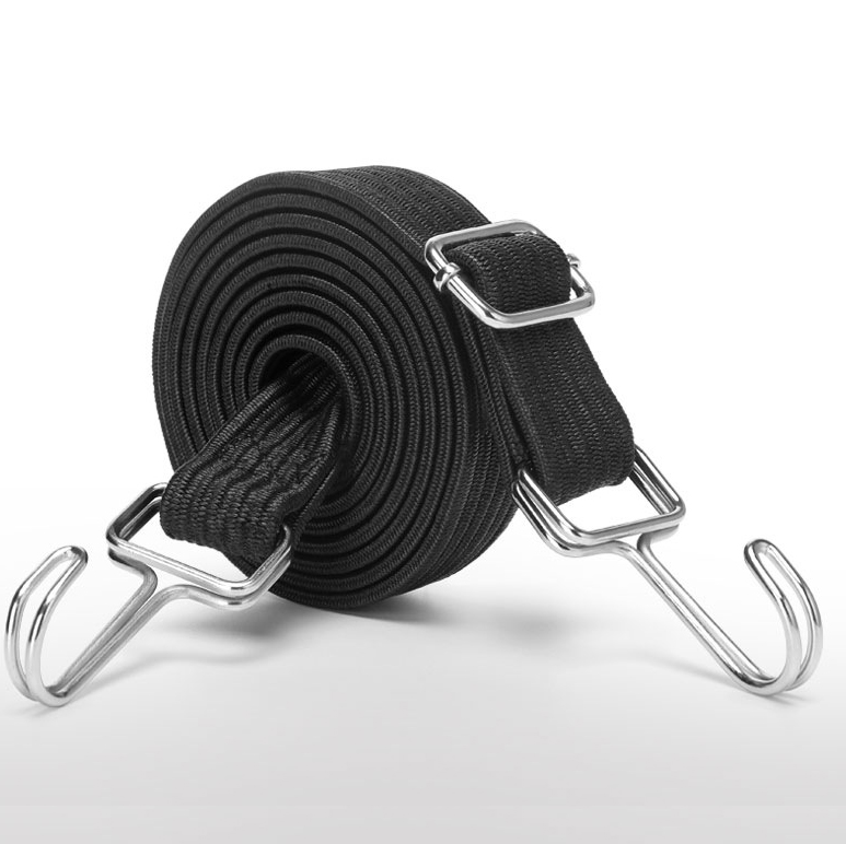 ゴムロープ フック付き ゴムベルト 2本セット 荷物 固定 荷紐 ベルト 固定ベルト フック ゴム 自転車 荷台 ゴムひも ゴム紐 荷台用 ゴムフック 荷物ベルト |  | 01