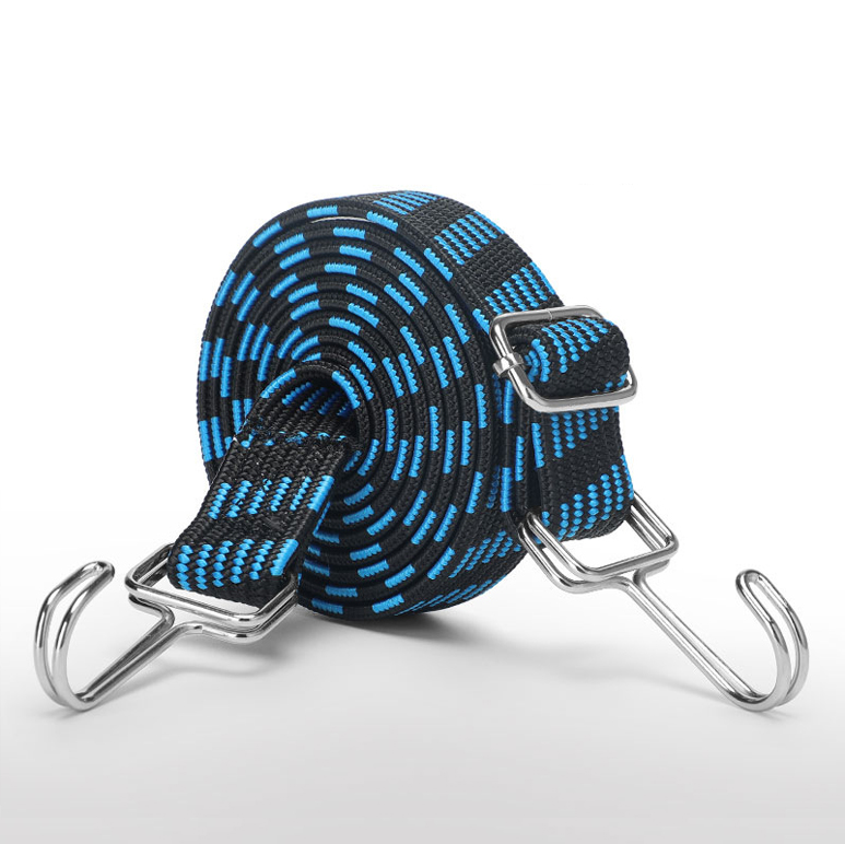 ゴムロープ フック付き ゴムベルト 2本セット 荷物 固定 荷紐 ベルト 固定ベルト フック ゴム 自転車 荷台 ゴムひも ゴム紐 荷台用 ゴムフック 荷物ベルト |  | 02