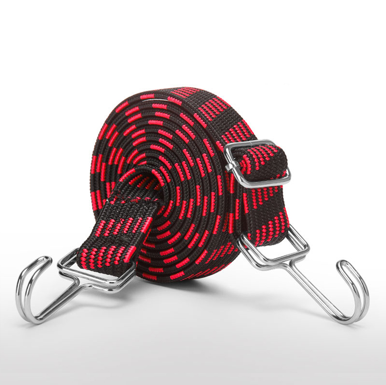 ゴムロープ フック付き ゴムベルト 2本セット 荷物 固定 荷紐 ベルト 固定ベルト フック ゴム 自転車 荷台 ゴムひも ゴム紐 荷台用 ゴムフック 荷物ベルト |  | 03