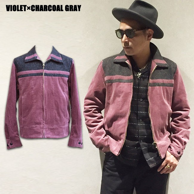 SAVOY CLOTHING Corduroy X Wool Nep Rockabilly Sport Jacket