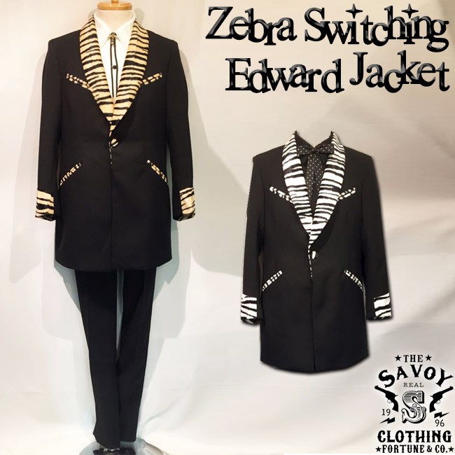 SAVOY CLOTHING Zebra Switching Edward Jacket サヴォイクロージング