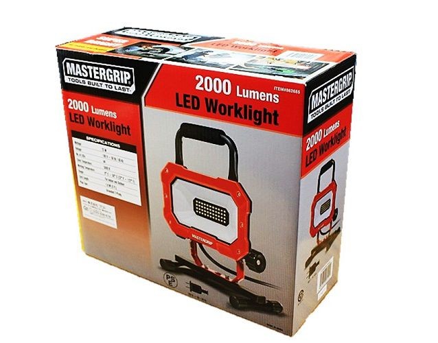 MASTERGRIP) LED投光器 23W 2000ルーメン LEDライト 昼白LED44個