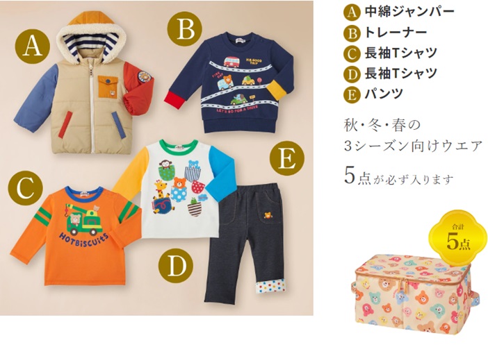 MIKI HOUSE（ミキハウス） 正規品 2025年 男の子用 新春福袋 2万円