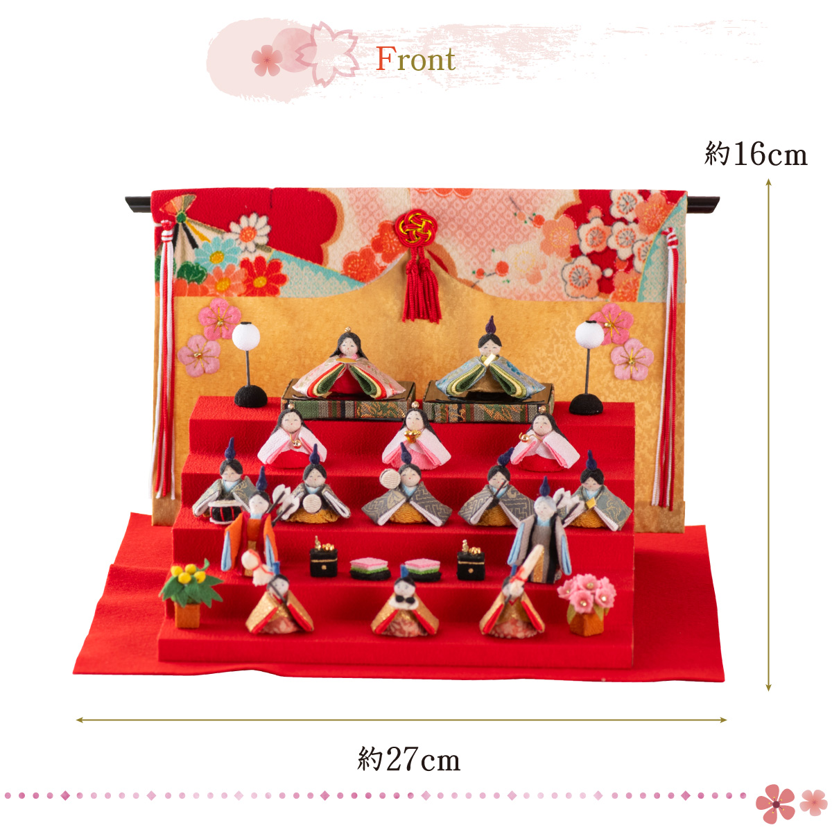 リュウコドウ 雛人形 ひな人形 コンパクト おしゃれ お雛様 雛