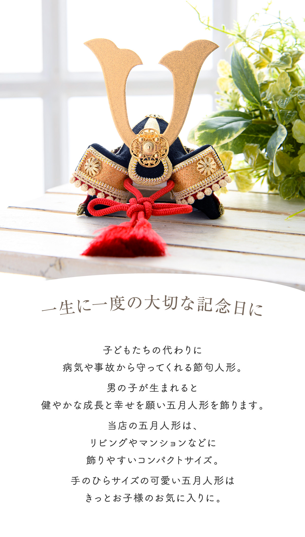 リュウコドウ 新作 五月人形 コンパクト おしゃれ 兜 兜飾り ケース 