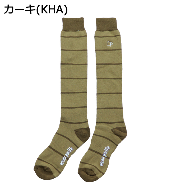 OP メンズ スキーソックス フリーサイズ(25-27cm) 冬用 靴下 厚手 防寒 男性用 あったか スノーソックス
