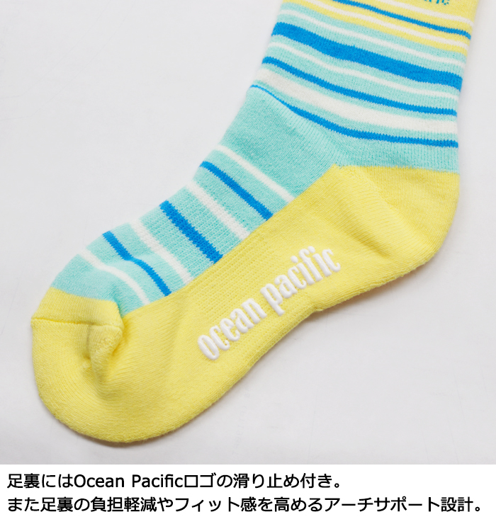 Ocean Pacific キッズ スキーソックス フリーサイズ(20-23cm) 冬用 靴下 厚手 防寒 子供用 あったか スノーソックス