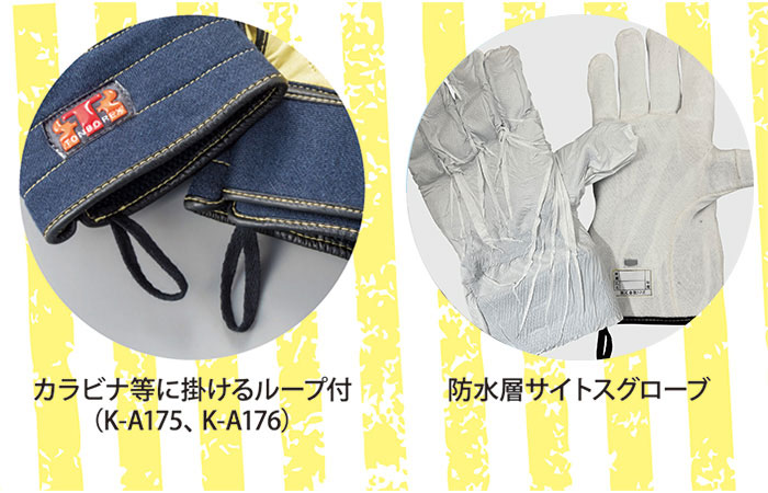 トンボレックス 手袋 レスキューグローブ 消防手袋 K-A175 特徴