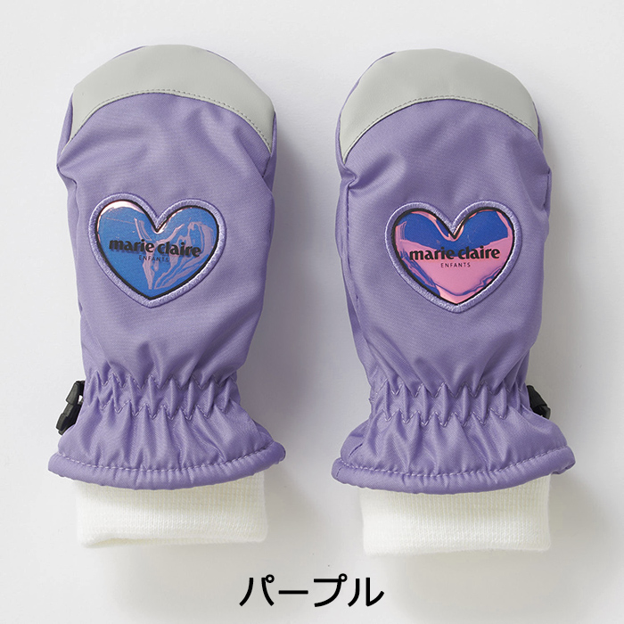 手袋 キッズ ミトン marie claire マリ クレール スノーグローブ 子供