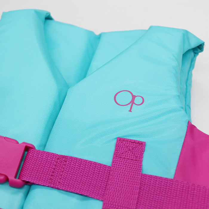 オーシャンパシフィック キッズ フローティングベスト #122485 着用