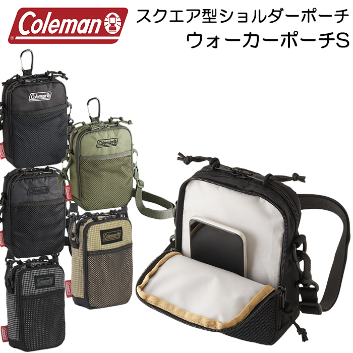 Coleman（コールマン） スマホや長財布も入る スクエア型ショルダー
