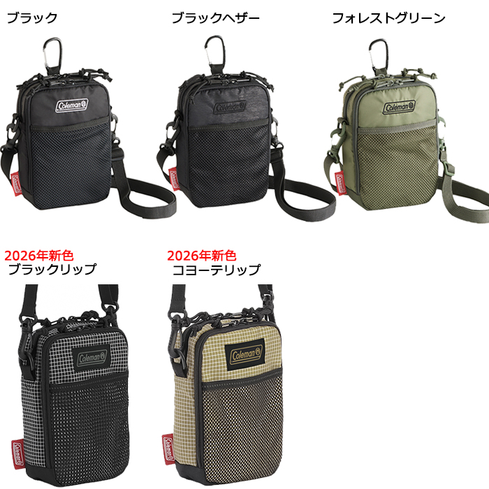 Coleman（コールマン） スマホや長財布も入る スクエア型ショルダー