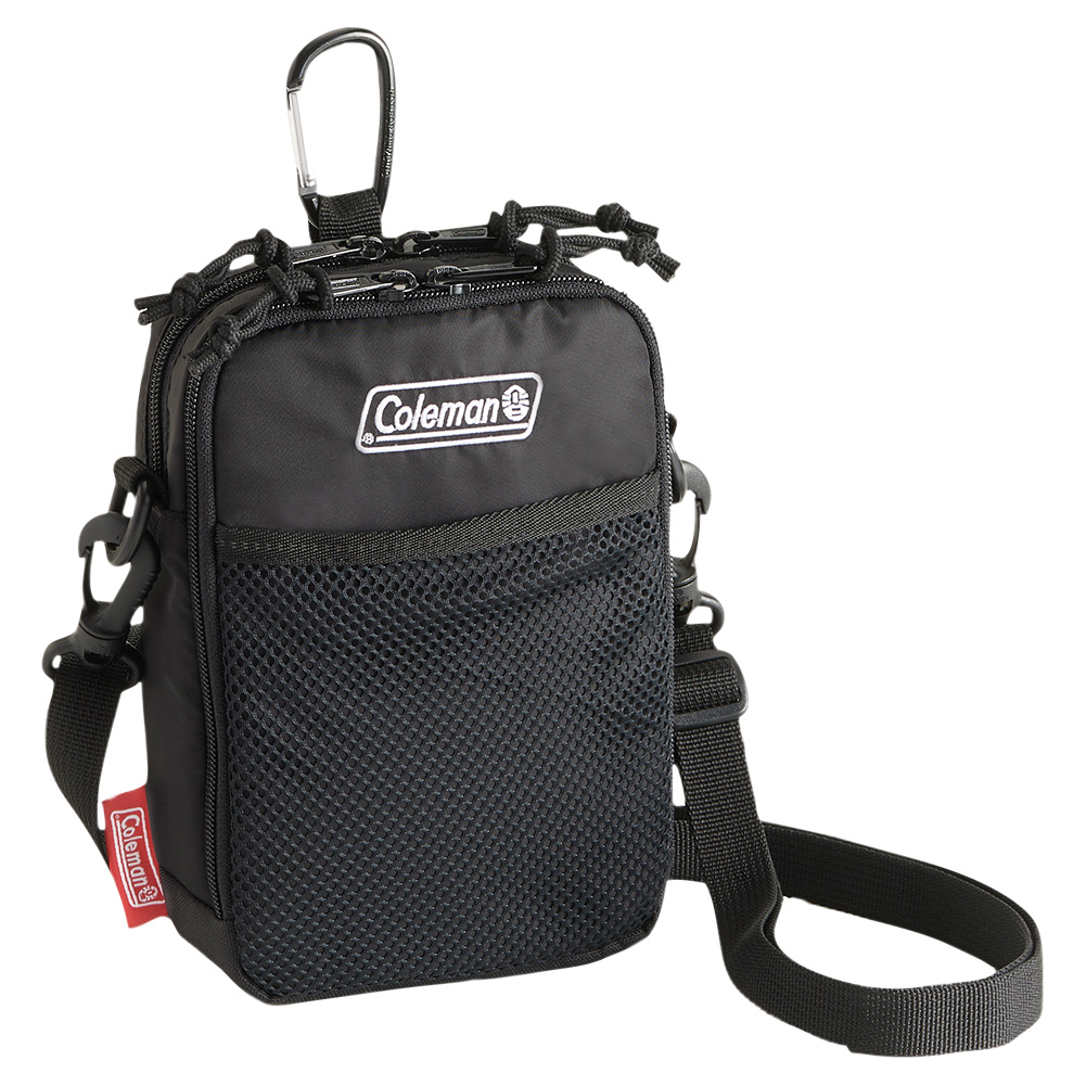 Coleman スマホや長財布も入る スクエア型ショルダーポーチ