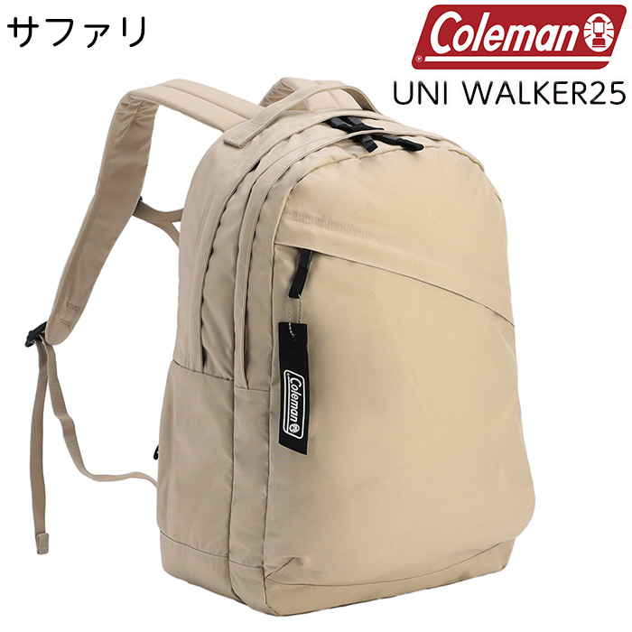 コールマン ユニウォーカー25 使いやすい大きさ 容量25L リュックサック 2層のメイン収納 色・サイズ交換無料