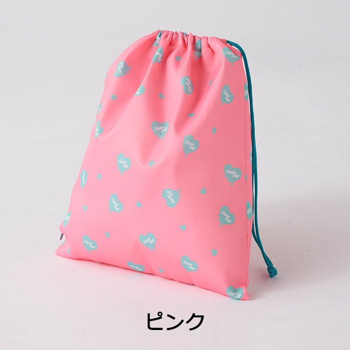 repipi armario（レピピアルマリオ） 巾着袋 大 ハート柄 体操着袋