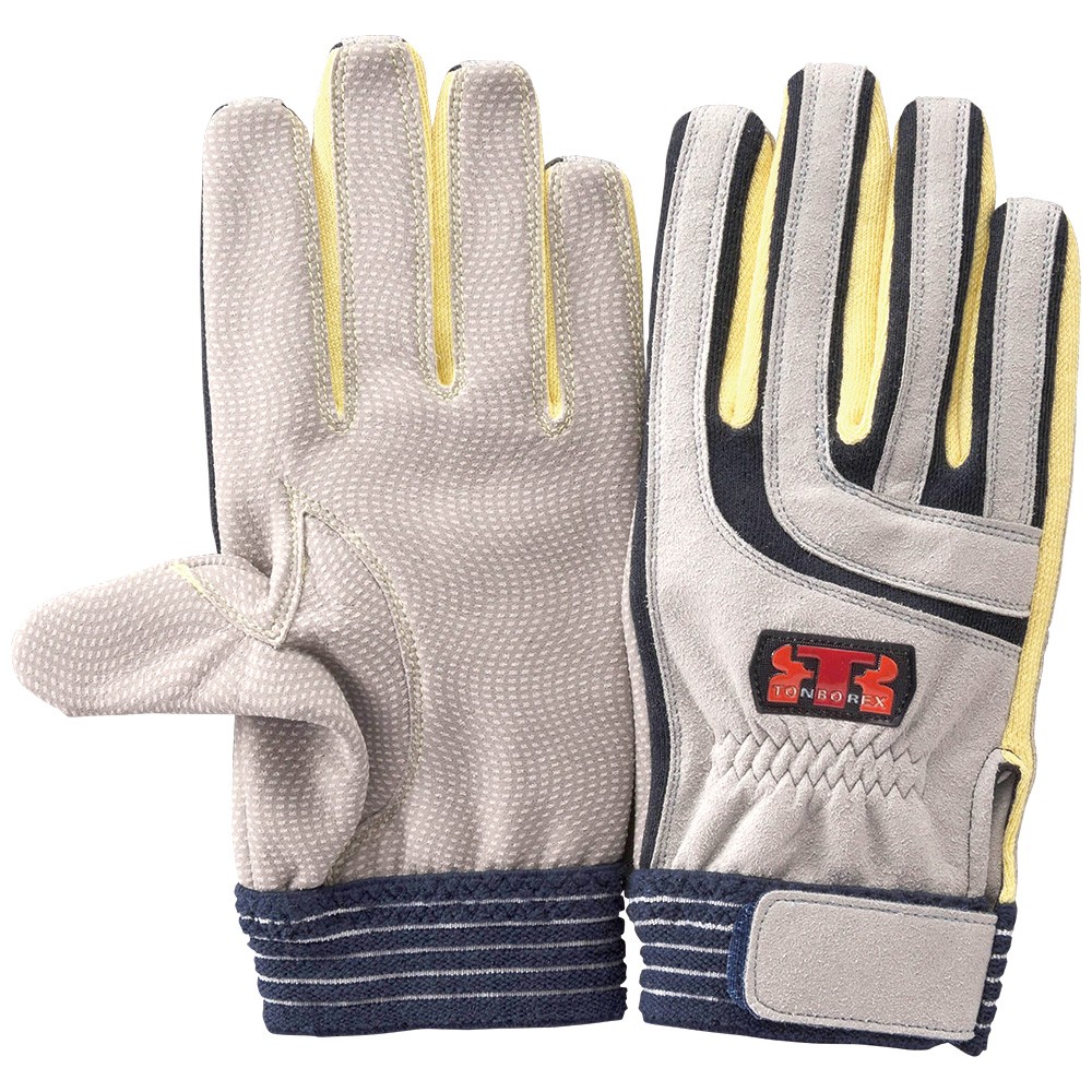 トンボ パラ系アラミド繊維製手袋 ネービー 消防団マーク K-700NVD M   1点