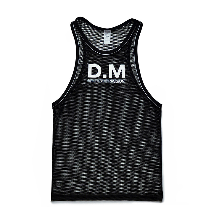 DM/Campaign Tank Top 超人気 ファッション メンズ メッシュ 高品質 速乾性 通...