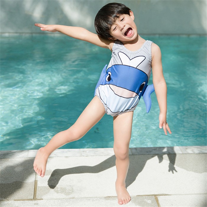 クジラ 水着 男の子 子供 キッズ オールインワン水着 子ども 男児 幼児