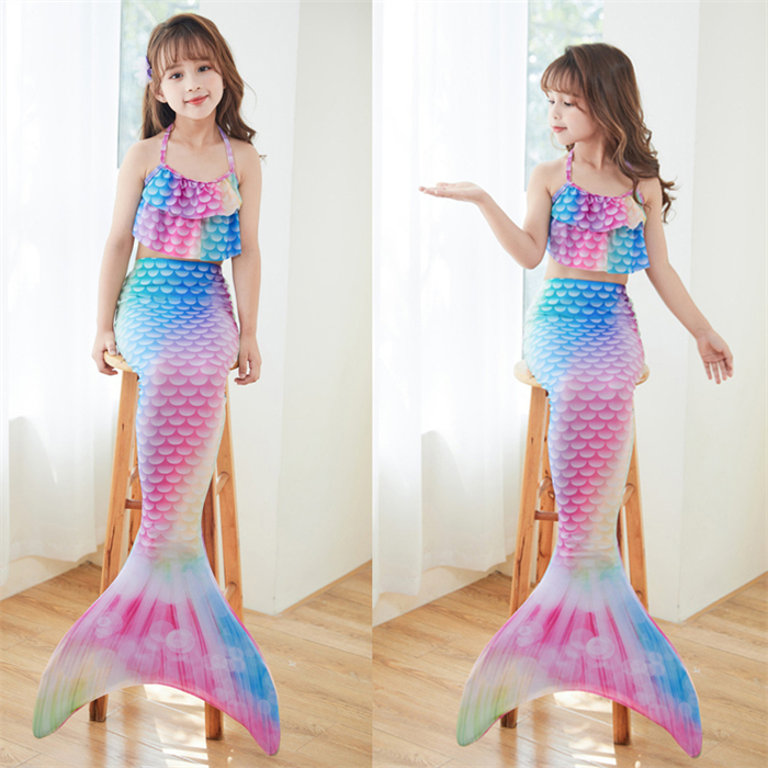 新作人魚 水着 子供水着 キッズ 女の子 マーメイド 人魚 水着 子供用 3点セット みずぎ キッズ 女の子 紫外線カット こども ジュニア 女児 女子 子供水着 関連画像4