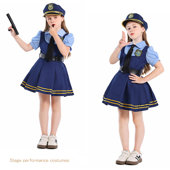 女の子 兎警察官 ハロウィン仮装 コスプレ変装...の詳細画像1