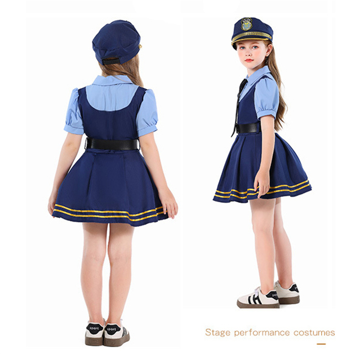女の子 兎警察官 ハロウィン仮装 コスプレ変装...の詳細画像2