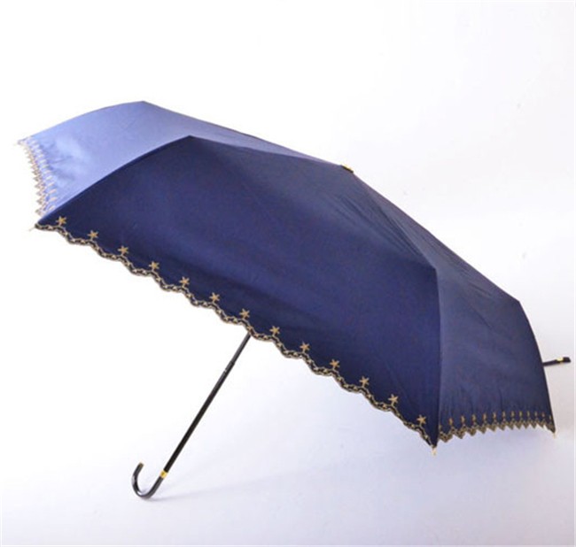 日傘 オシャレ レディース 超軽量180g スカラップ 100％ 完全遮光 折りたたみ傘 晴雨兼用 ...