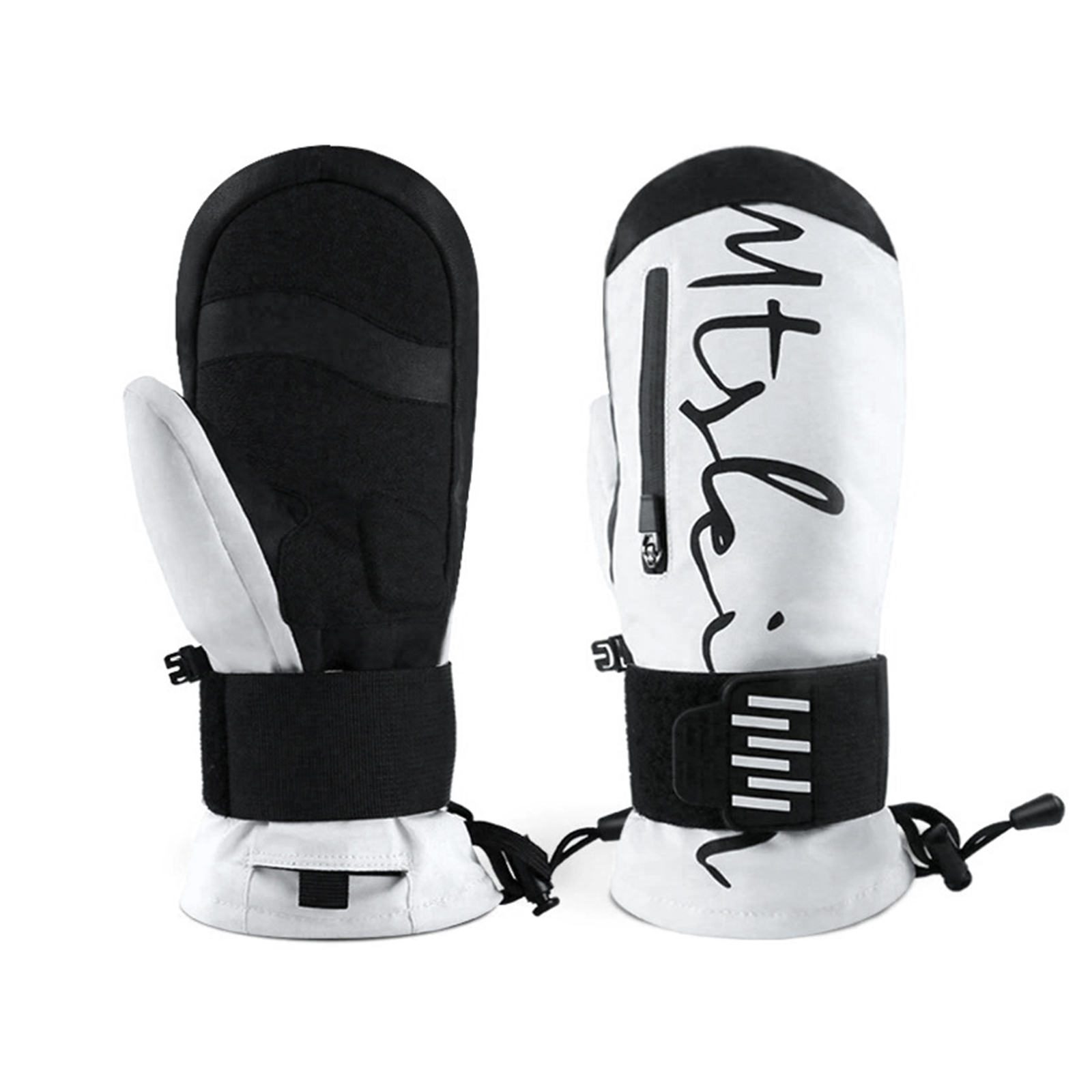 スキーグローブ ミトン スマホ対応 5本指インナー付き 防水 防寒