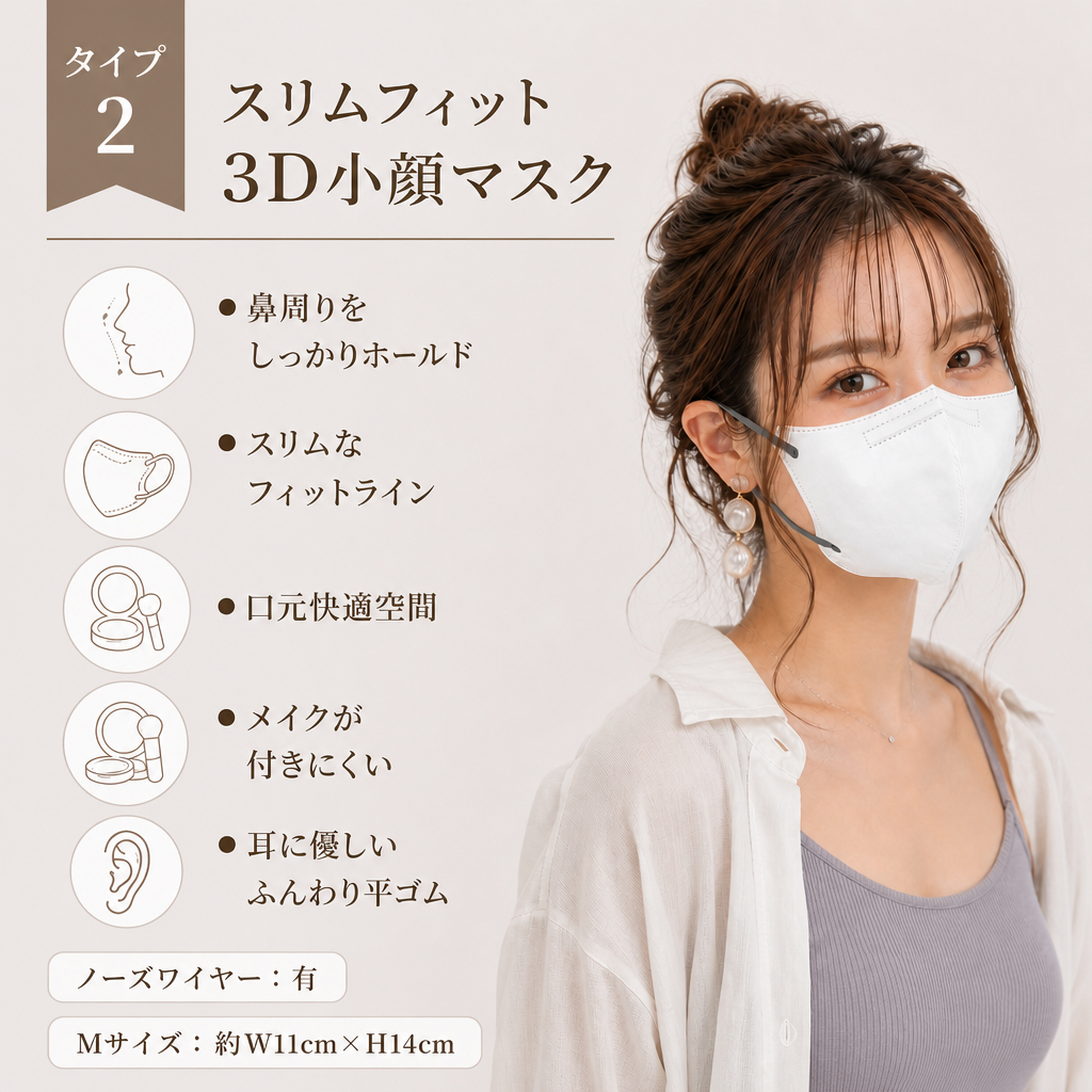 小 顔 マスク