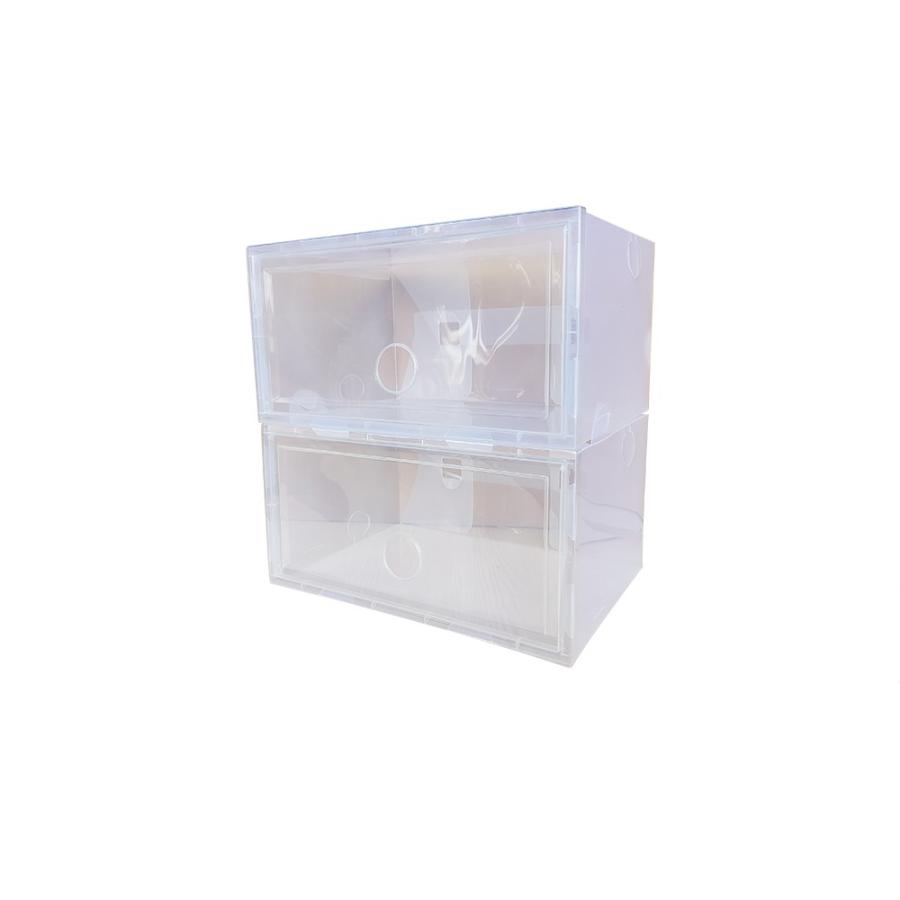 シューズボックス 6個セット シューズケース クリア シューズラック