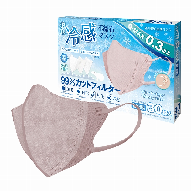 有名なブランド Fancysharp Mask 冷感マスク 3D立体マスク 30枚 個包装 マスク 小さめ 小顔 薄手 冷感 立体マスク 蒸れない 立体型  血色マスク 99%カット マスク工業会 ny508 discoversvg.com