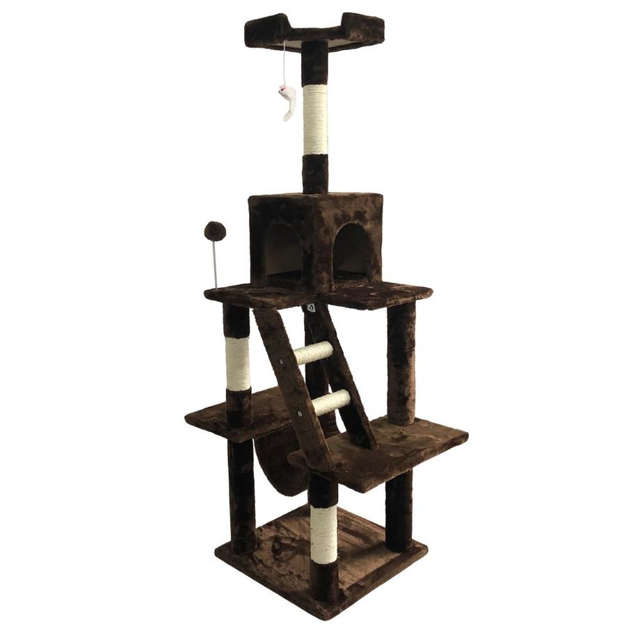 キャットタワー 猫 爪とぎ おもちゃ ベッド 木製 猫ベッド 猫タワー