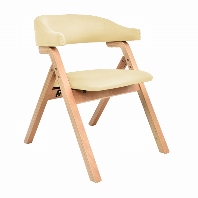 ダイニングチェア 折りたたみ式 木製 肘掛け椅子 介護 椅子 チェア 